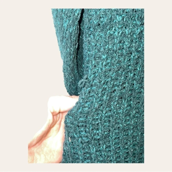 0205W.‎ EDDIE BAUER KNITTED LONG SLEEVE SWEATER MOCK NECKLINE SIZE SMALL - Picture 4 of 11